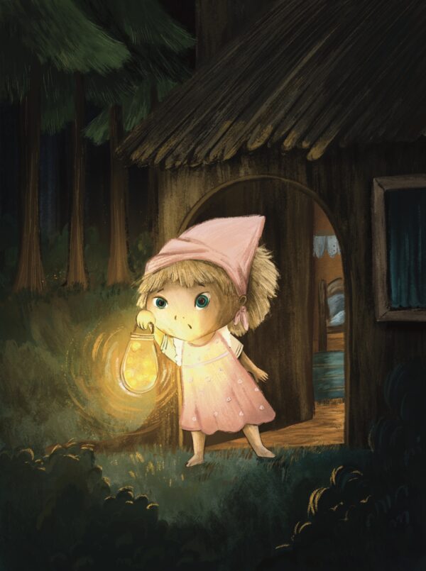 Autorská ilustrace Lucinka